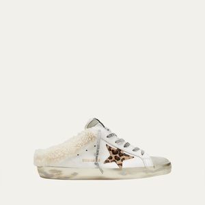 Golden Goose Shearling Sabots